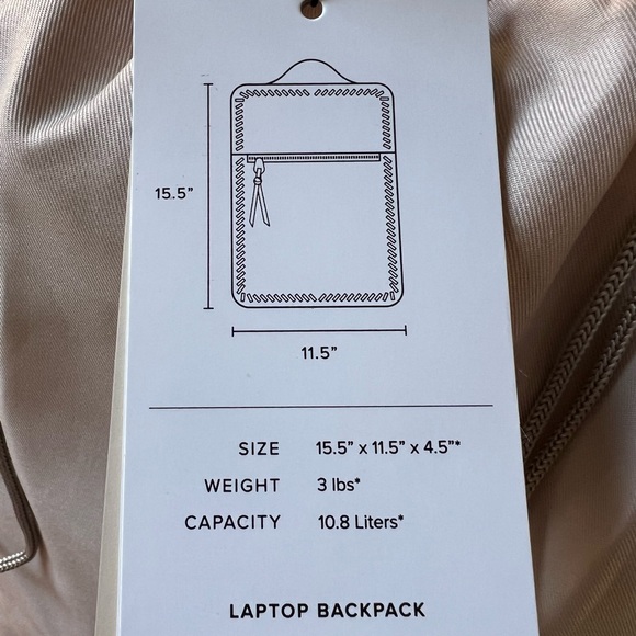 Kaya 15 inch laptop backpack in deep sea - Picture 8 of 8